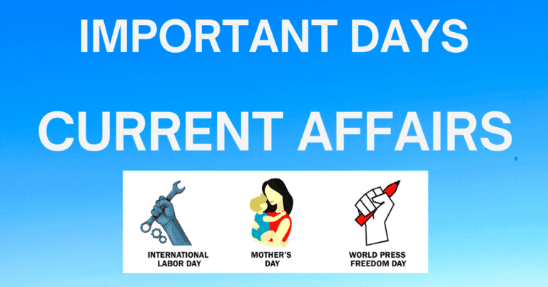 Important Days Current Affairs