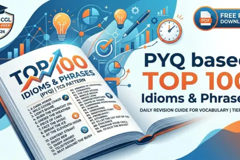 Top 100 Words List idioms pyq