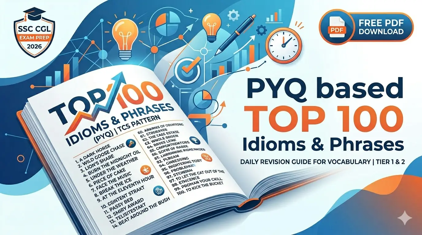 Top 100 Words List idioms pyq