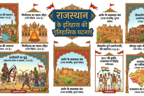 Rajasthan ke Itihaas ki Mahatvpurn Aitihasik Ghatnayen