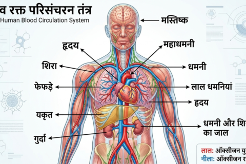 Rakt Parisancharan Tantra MCQ in Hindi