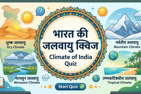 climate of india mcq in hindi