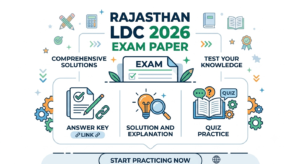 Rajasthan LDC 2026 Paper
