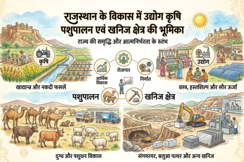 Rajasthan ke Vikash me Udhyog