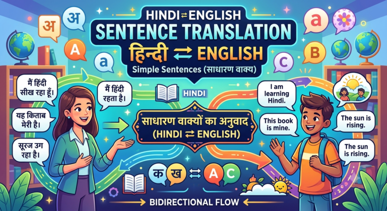 Translation of sentences Questions