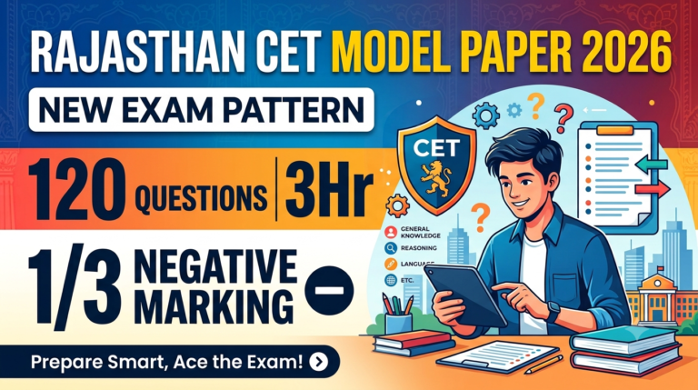 CET 2026 Model Paper 1