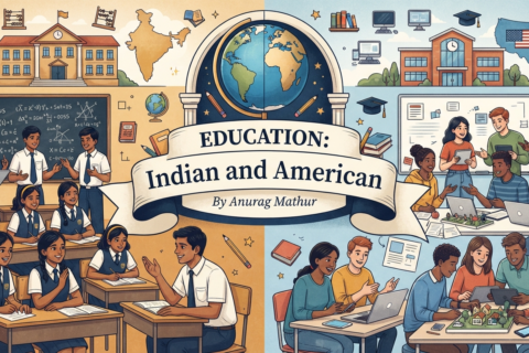 Education indian and American by Anurag Mathur
