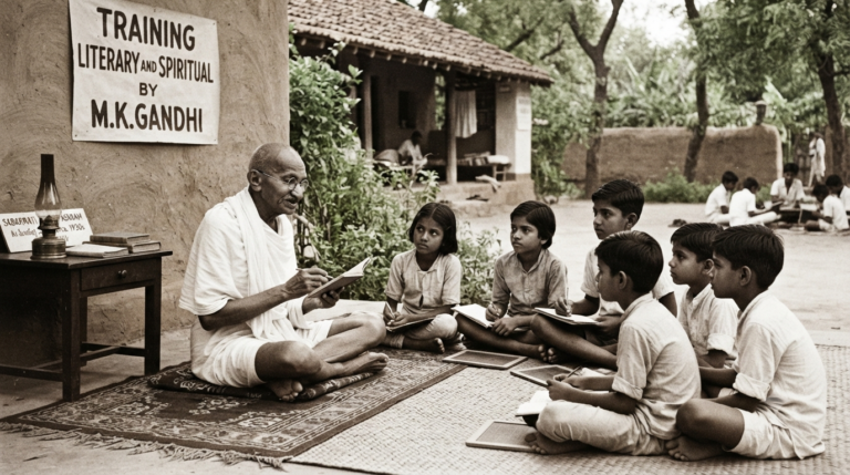 Training Literary and Spiritual by M.K.Gandhi