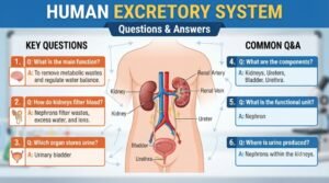 human excretory system questions and answers