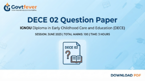 DECE Exam Question Paper 2026