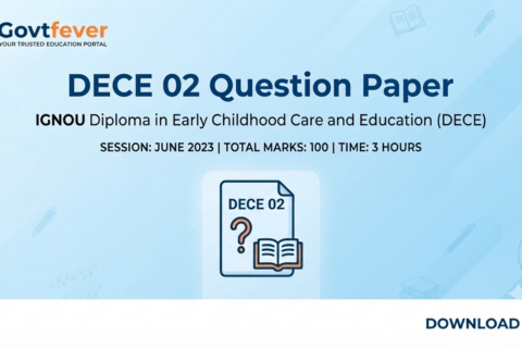 DECE Exam Question Paper 2026