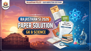 Rajasthan SI Paper 2026