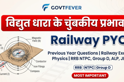 विद्युत धारा के चुंबकीय प्रभाव PYQ